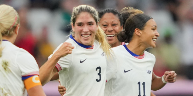 USWNT downs Australia to top Olympic group