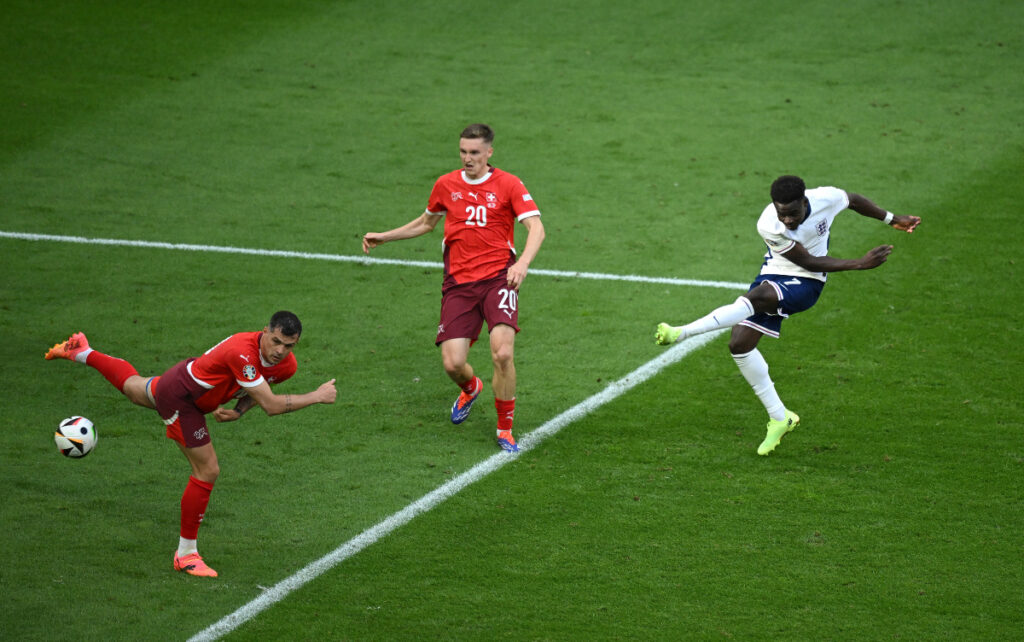 England fans need to see alternative angle of Bukayo Saka’s goal