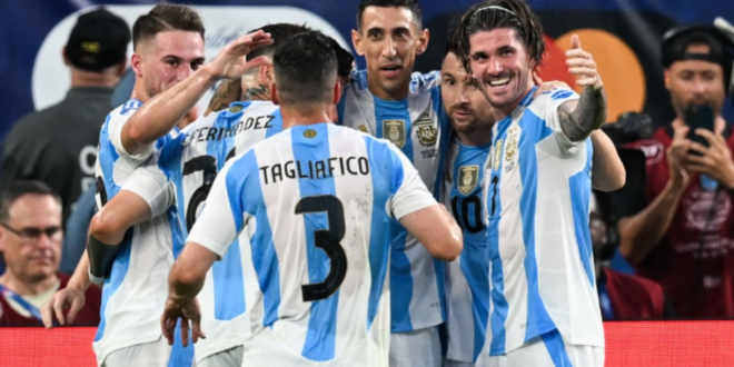 Argentina blanks Canada to reach Copa America final