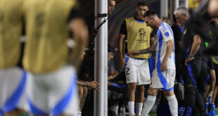 Lionel Messi exits Copa America final in tears due to injury