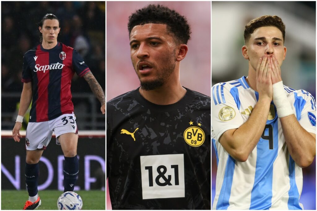 Calafiori Arsenal, Sancho Man Utd exit