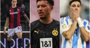 Calafiori Arsenal, Sancho Man Utd exit