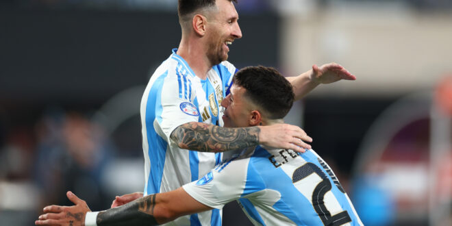 Lionel Messi deflects Chelsea star’s shot for goal against Canada