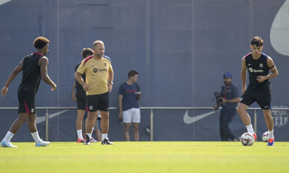 Hansi Flick’s training style being compared to treble-winning former Barcelona manager