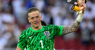 Jordan Pickford’s ex-Everton teammate makes ‘best’ England claim