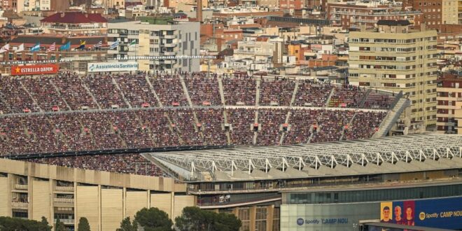 Barcelona seeking UEFA approval for two-venue strategy for the Champions League