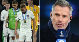 Jamie Carragher slams England stars who “didn’t turn up” at Euro 2024