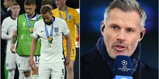 Jamie Carragher slams England stars who “didn’t turn up” at Euro 2024