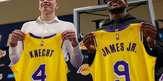 Bronny James Shares Meaning Behind Lakers Jersey Number