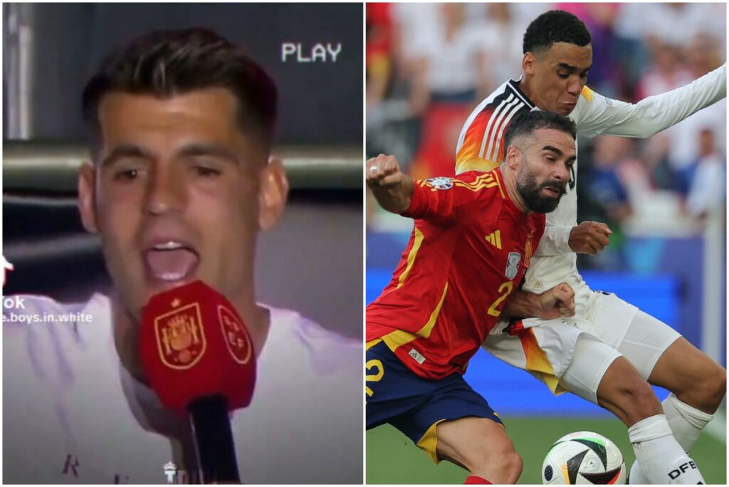 Morata trolls Musiala at Euro 2024 celebration party