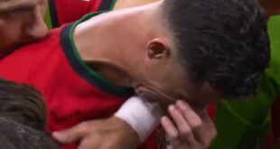 Cristiano Ronaldo bursts into tears after missing crucial penalty