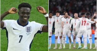 Saka sent message by Sancho after England victory