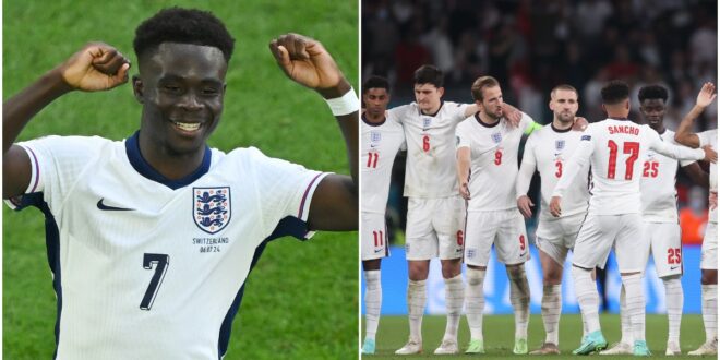 Saka sent message by Sancho after England victory