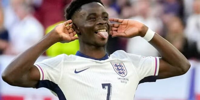 Bukayo Saka is England’s top scorer across last two major tournaments