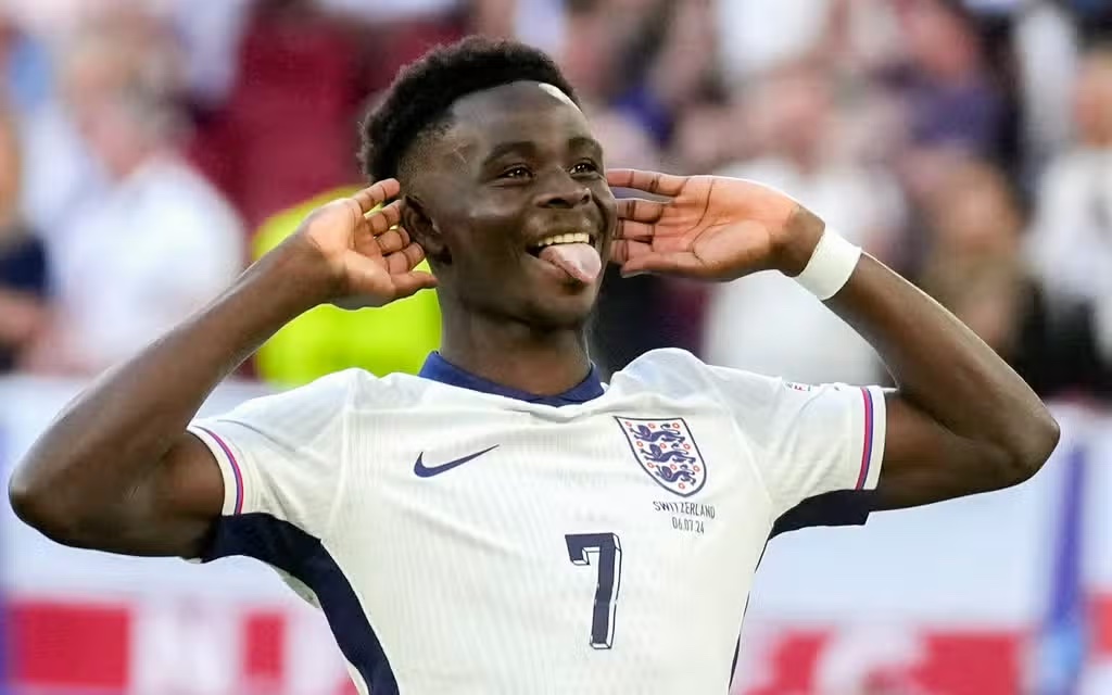 Bukayo Saka is England’s top scorer across last two major tournaments