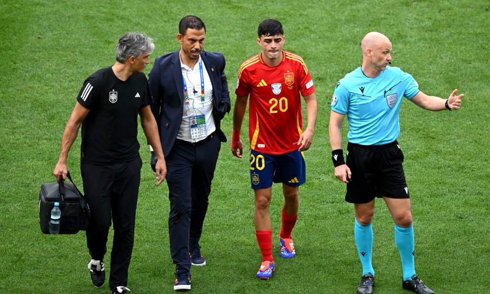 Injured Barcelona midfielder sets an unfortunate record at Euro 2024
