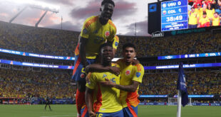 Crystal Palace ace’s stunning header propels Colombia into the lead