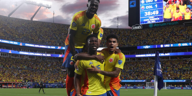 Crystal Palace ace’s stunning header propels Colombia into the lead