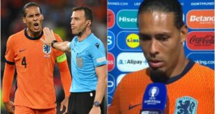 “Says it all…” – Virgil van Dijk noticed referee clearly realised his mistake in England win vs Netherlands