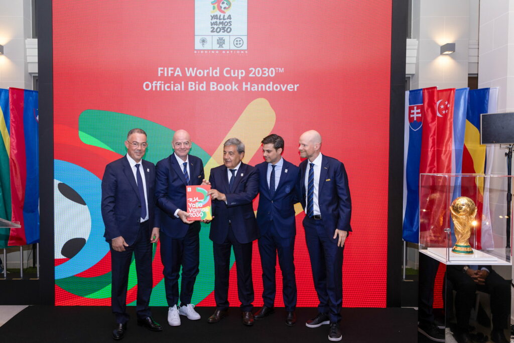 World Cup 2030 and 2034 hosting bid books handed over to FIFA in Paris