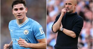 Manchester City could be offered Champions League winner with 54 goals & 41 assists to replace Julian Alvarez