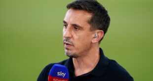 Gary Neville outlines how Arteta has ‘reacted’ to Man City to solve Arsenal ‘problem’