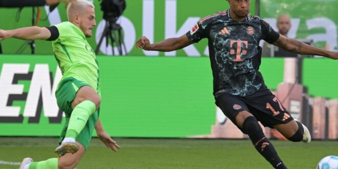 Bayern Munich saved by their forwards against Wolfsburg