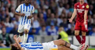 Brighton new signing out for months after making 6-minute debut –