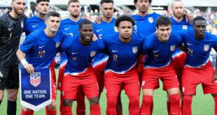 When did the USMNT play its very first game?