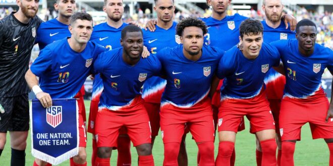 When did the USMNT play its very first game?