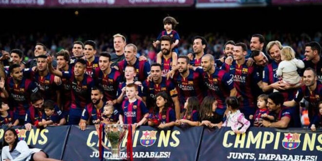 Barcelona win historic second treble by winning La Liga, Champions League, Copa del Rey