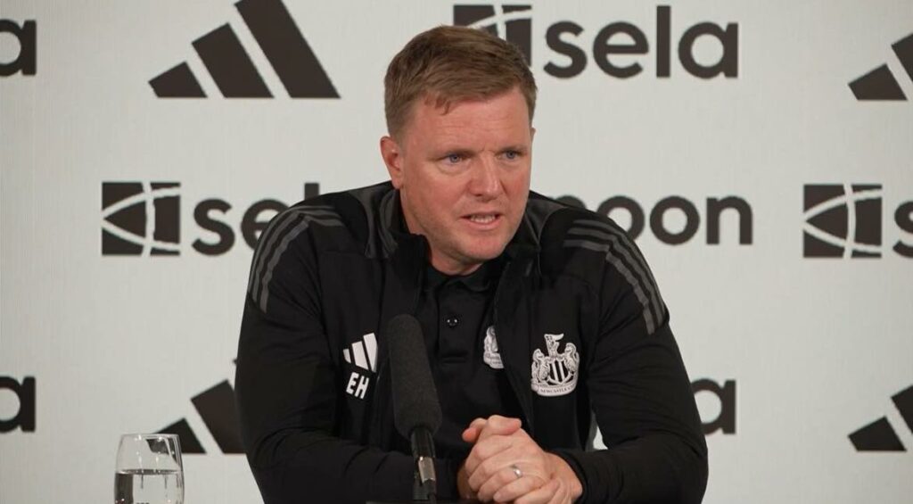 Howe’s transfer hint when asked if Newcastle can sign a right-winger and centre-back