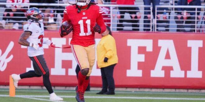 The 49ers are willing to listen to trade offers for fifth-year WR Brandon Aiyuk