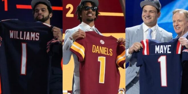 Three of the six first-round QBs in the 2024 draft will start in Week 1