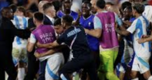 French and Argentinians brawl at Olympic quarter final grudge match