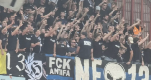 Club Brugge fans respond to Standard Liege anti-racism campaign with Nazi salute