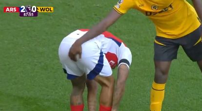 Gabriel Jesus lashes out at Wolves players after he grabs his backside