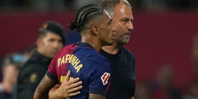 Barcelona has built a ‘pressure’ strategy over Raphinha, explains Hansi Flick