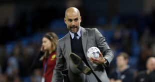 Record-breaking Manchester City give Guardiola first English title