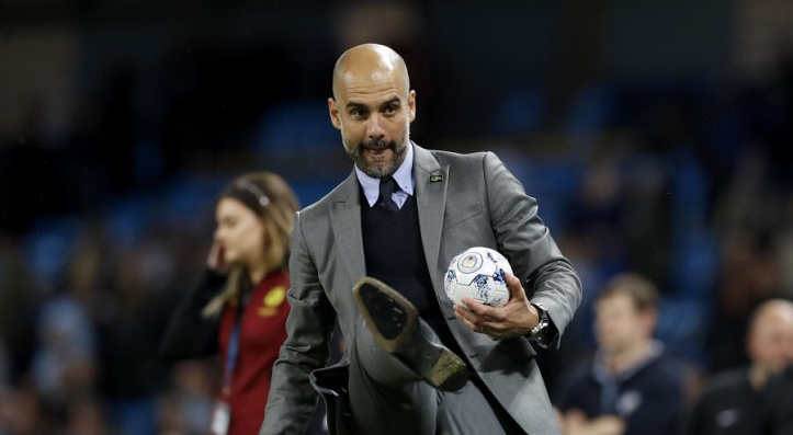 Record-breaking Manchester City give Guardiola first English title