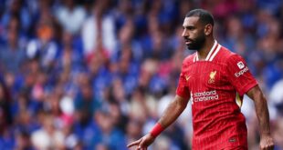 Mo Salah breaks Shearer, Rooney, Lampard record in Liverpool win