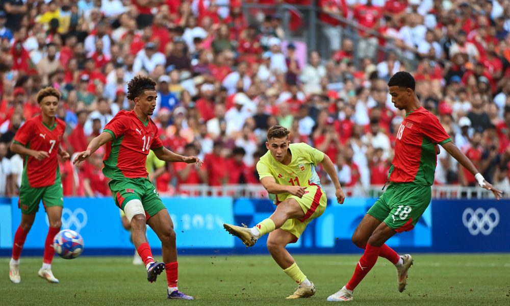 Watch: Barcelona prodigy scores for Spain vs Morocco in Olympics semi-finals