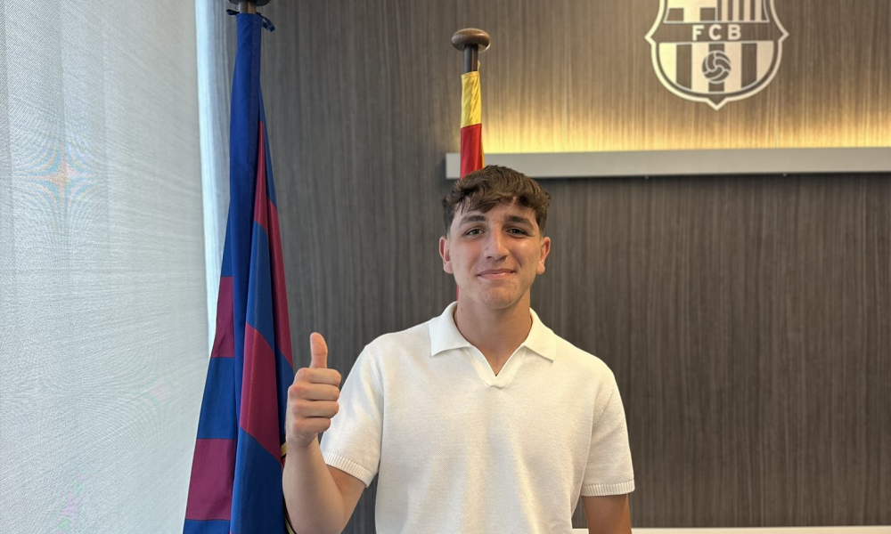 Barcelona’s 16-year-old midfield gem already following in Marc Bernal’s footsteps