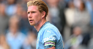 Kevin De Bruyne ‘getting closer’ to catching Steven Gerrard as PL best-ever, says Nolan