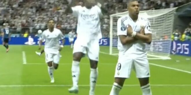 Watch: What a finish! Kylian Mbappe scores on his Real Madrid debut with a sweet strike; Bellingham with the assist