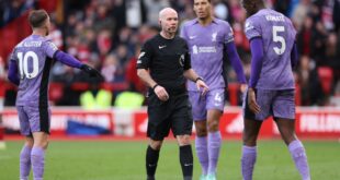 Arne Slot unimpressed with Liverpool defender