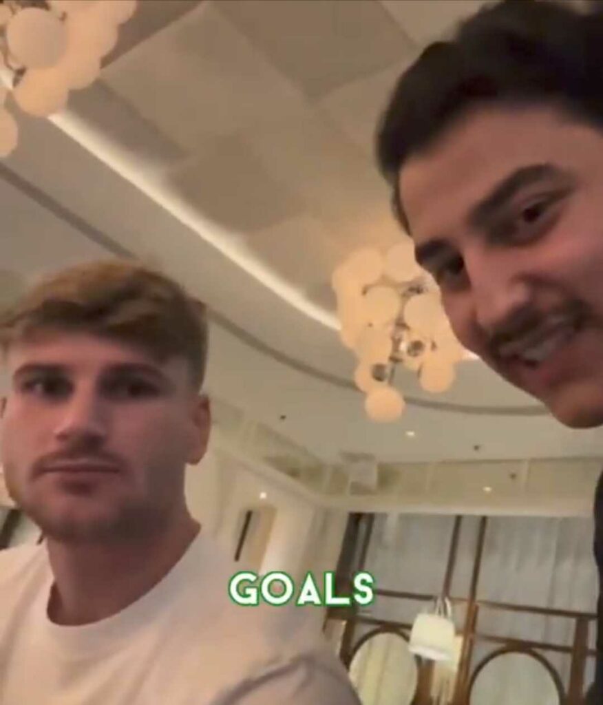 Watch: Timo Werner gets trolled by fan while dining with family in distasteful incident