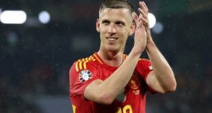 Which position do Barcelona plan to use Dani Olmo in following €55 million transfer?