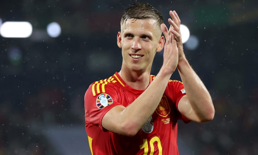 Which position do Barcelona plan to use Dani Olmo in following €55 million transfer?