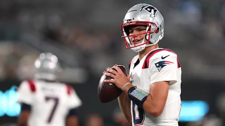 Drake Maye Plays First Minutes As A Patriot In Loss To The Jets